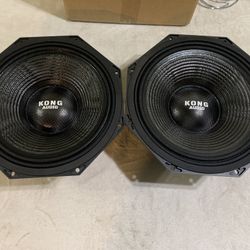 Brand New Pair 12” Kong Audio Midrange Midwoofer Loud Speakers ( pair 2 speakers)