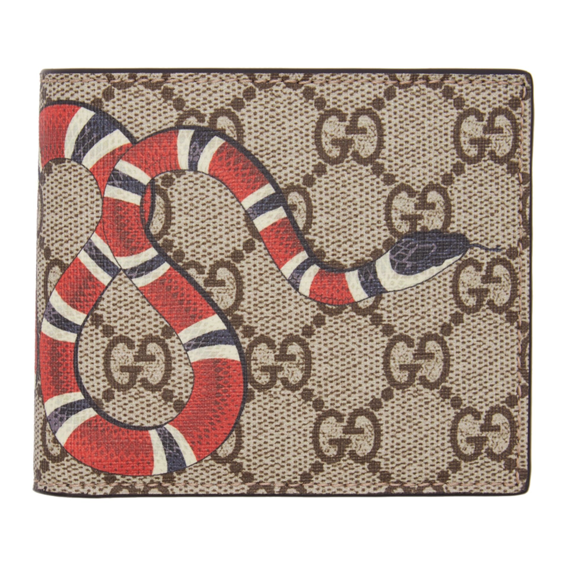 Men's Gucci Snake Bifold Wallet