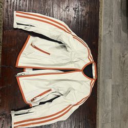 Woman’s Leather Motorcycle Jacket 