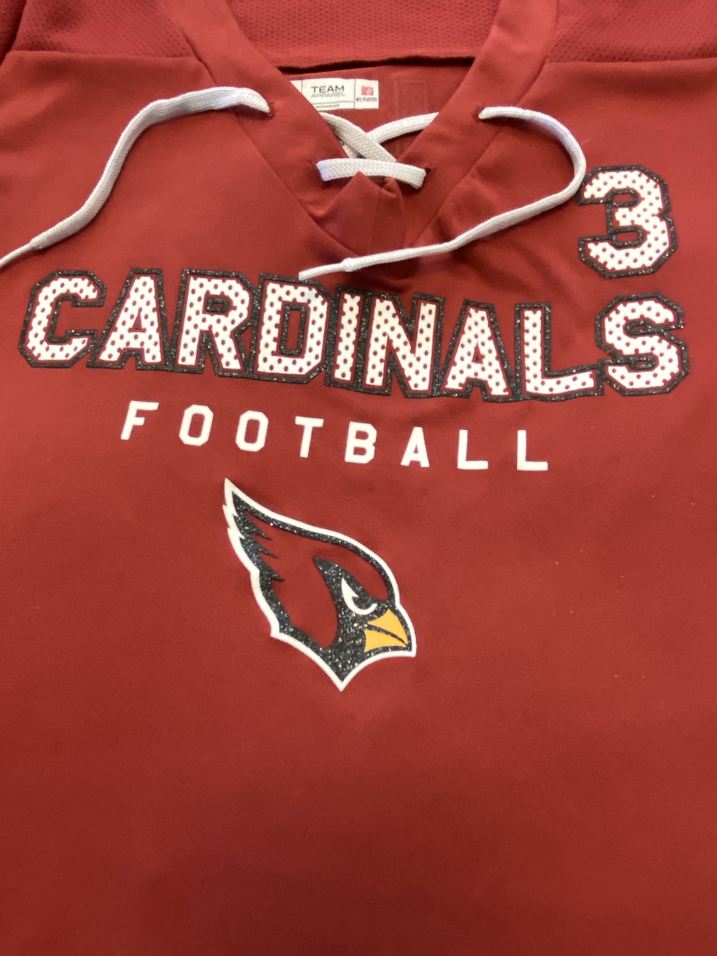 ***OFFICIAL NFL WOMENS CARDINAL JERSEY***