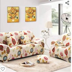 SofaCover Universal Elastic Modern Couch Covers Set Of 3 