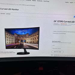 Samsung 24” Curved LED monitor 