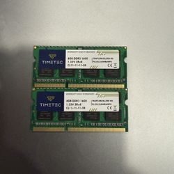 16GB DDR3 1600 S/O DIMM Ram