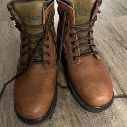 Hauler Men’s Brown 6” Waterproof Work Boot IA0160 Size 8
