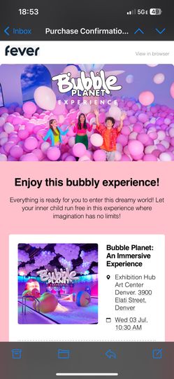 2 Adult Tickets To Bubble Planet Wednesday 10:30am