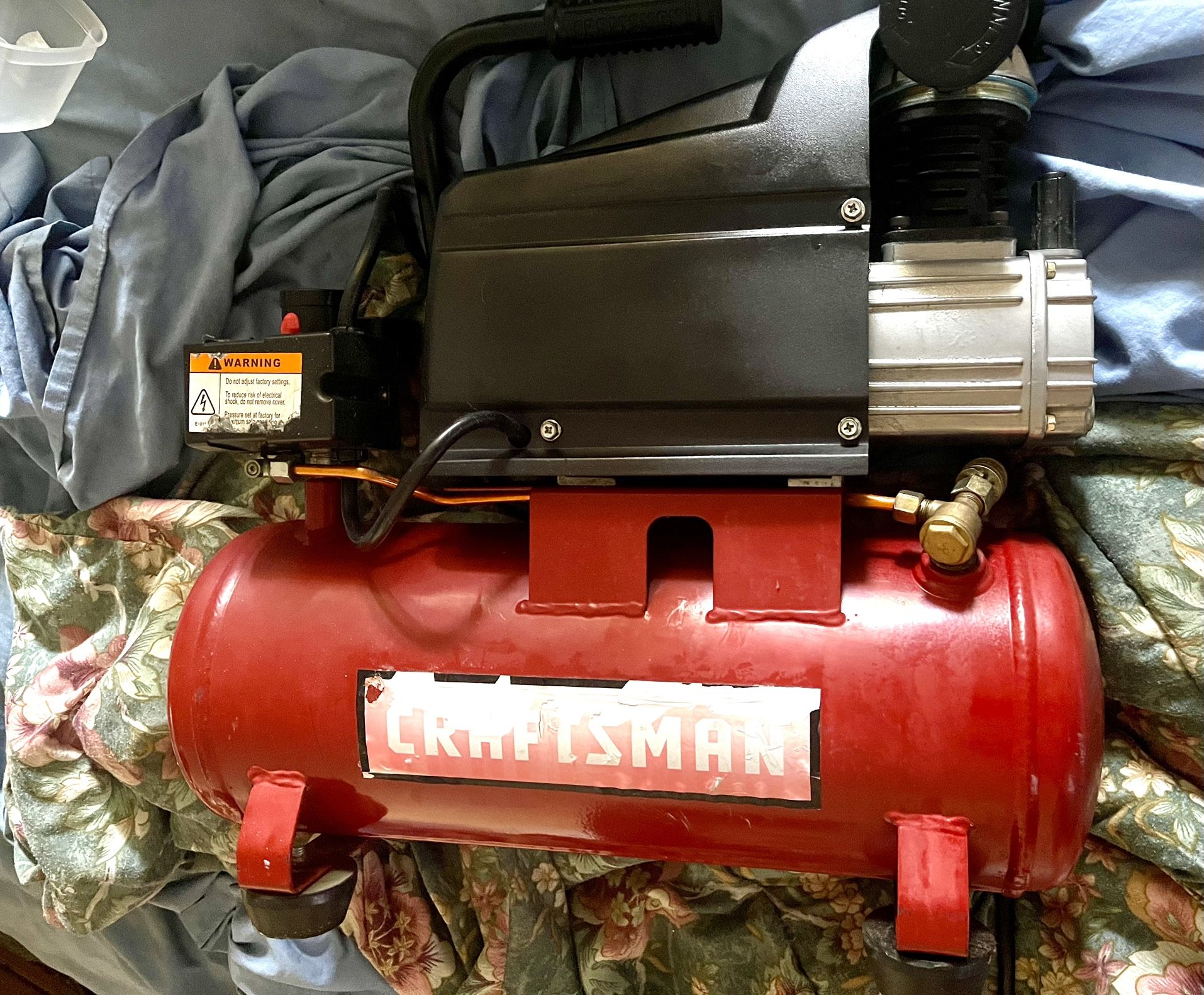 USA air compressor-portable Craftsman induction motor DIRECT Drive