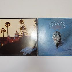 Vinyl Records: (2) Two - THE EAGLES Albums - Hotel California  and Their Greatest Hits (1971-75))