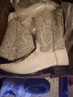 Ostrich boots