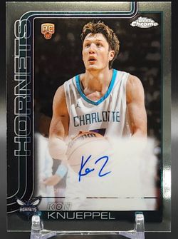 2025-26 Topps Chrome Kon Knueppel On-card Rookie Auto #TCARKK