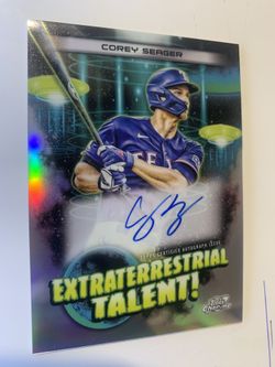 2023 COREY SEAGER AUTO EXTRATERRESTRIAL 