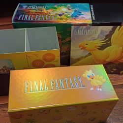 Magic The Gathering Chocobo Bundle: Boxes, Inserts, Token Punchouts