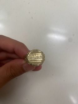 10k gold last supper ring