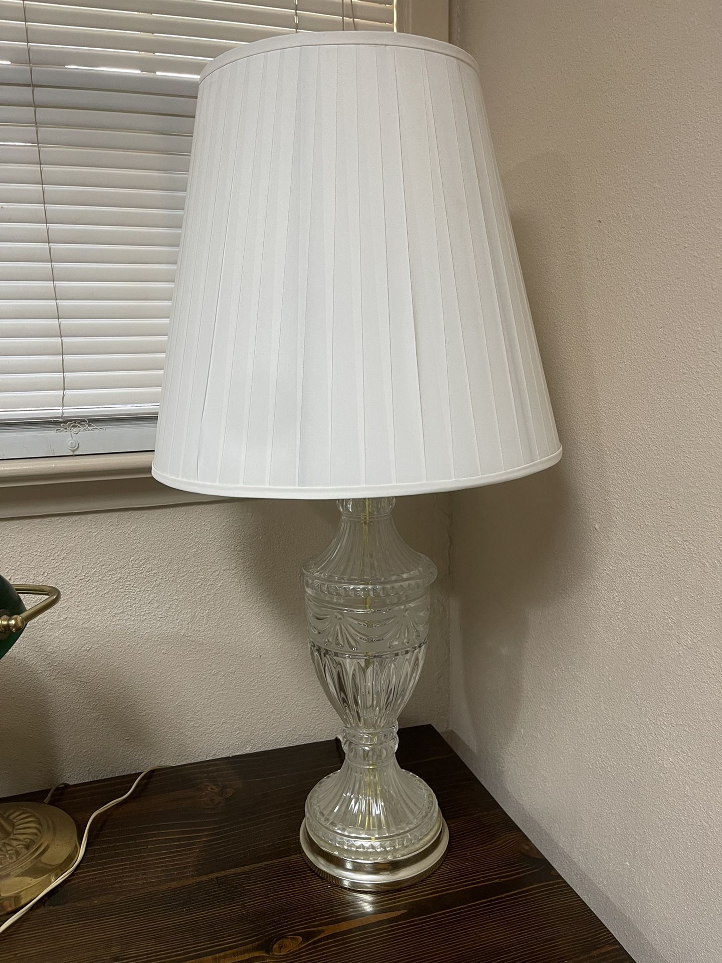 Vintage Crystal Lamp Antique