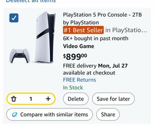 PlayStation 5 Pro Console - 2TB