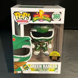 Funko Pop! Power Rangers Green Ranger #360 Toy Tokyo LE Metallic Vinyl Figure