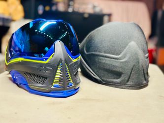 Push Unite Paintball Goggle Mask Blue Lens