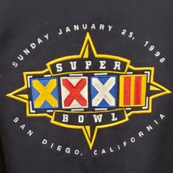 NFL Denver Broncos Superbowl XXXII Champion Stitched Jacket Size XL X-Large
