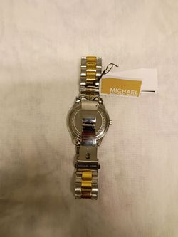 Michael Kors Gold & Silver Two-Tone Watch – Excellent Condition