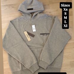 Dark Oat Essentails Hoodie 