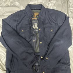 Milwaukee, Leather Biker Jacket With Armor Protection