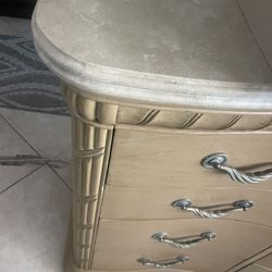 Dresser, Stone Top Broyhill Furniture 