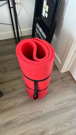 Thick Red Foam Exercise Mat