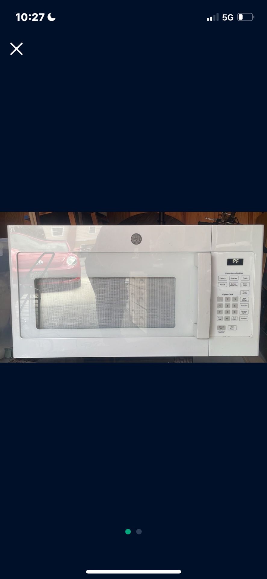 GE® 1.6 CU. FT. OVER-THE-RANGE MICROWAVE OVEN