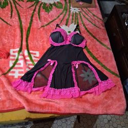 B.Delicious Lingerie - Medium/Pink/Black