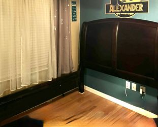 Queen size headboard and frame
