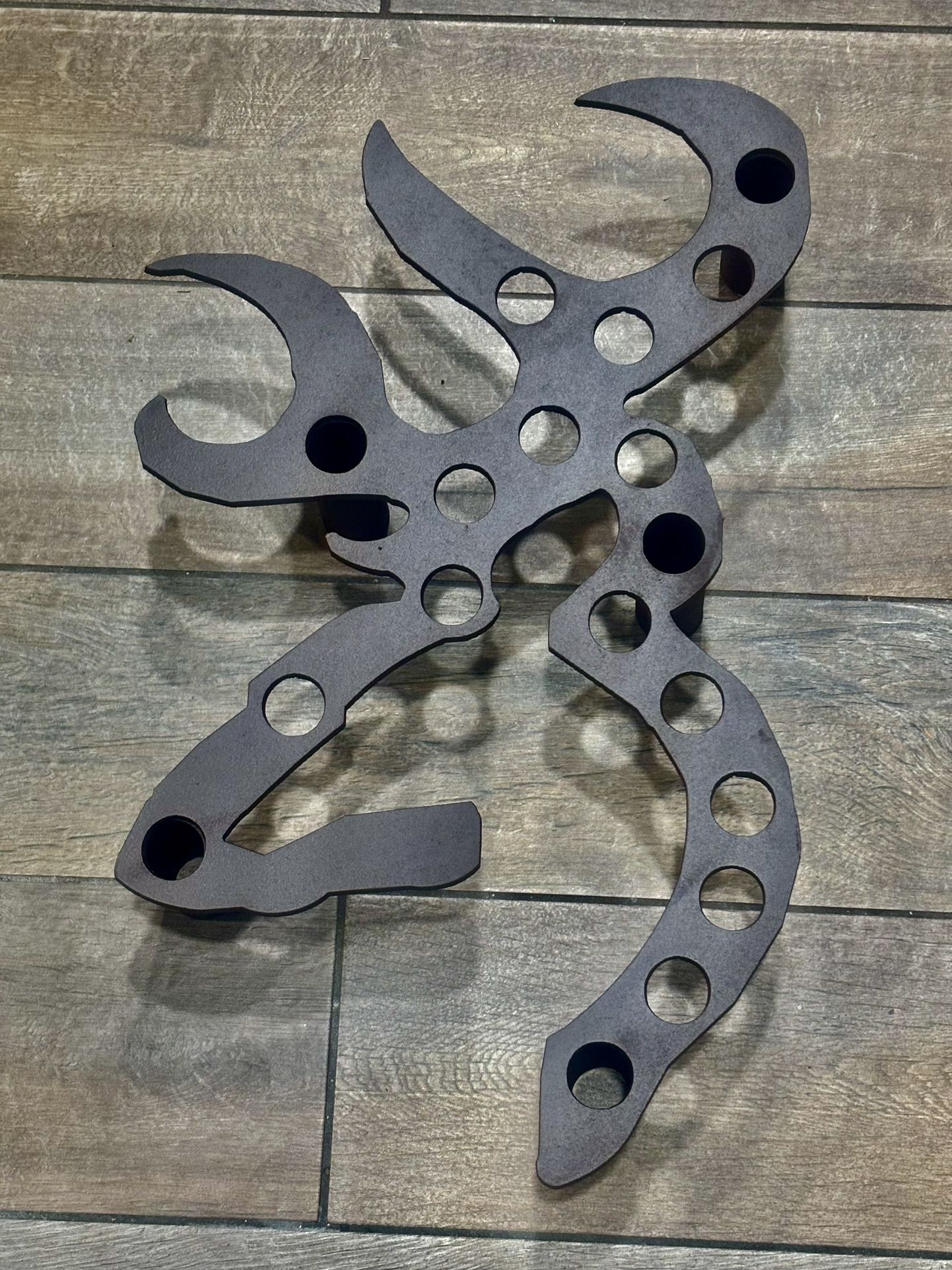 One of a Kind Metal Deer Head