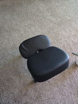 Kneeling Chair, Adjustable Rolling Knee Stool, Black