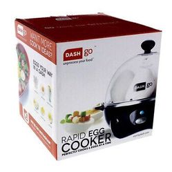 Dash 6 Egg Capacity Electric Egg Cooker Hard Boiled Eggs DEC005BK