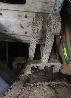 Old fire place stands