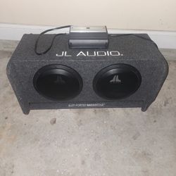 JL Audio Speakerbox and Amp