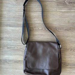 Coach brown satchel bag