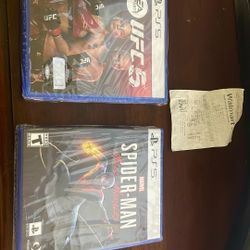 PS5 Games ,spider Man..ufc5