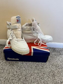 NIB VTG 1991 RARE HTF Men's 90s Reebok High Top White Exo Fit 2-1538 Size 13