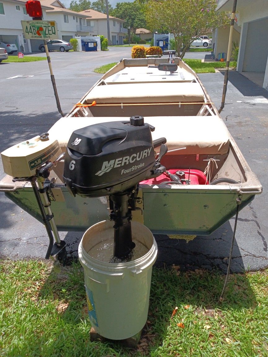 Nice 14 Ft Flat Bottom Jon Boat