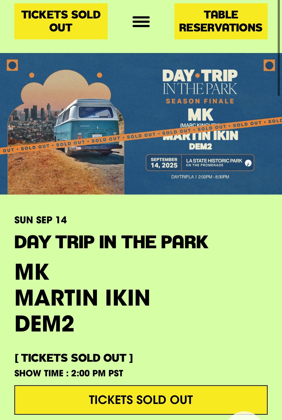 Day Trip In The Park With MK