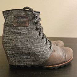 Sorel Hidden Wedge Heel Arctic Boots 