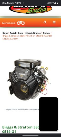 18hp Briggs  & Stratton engine