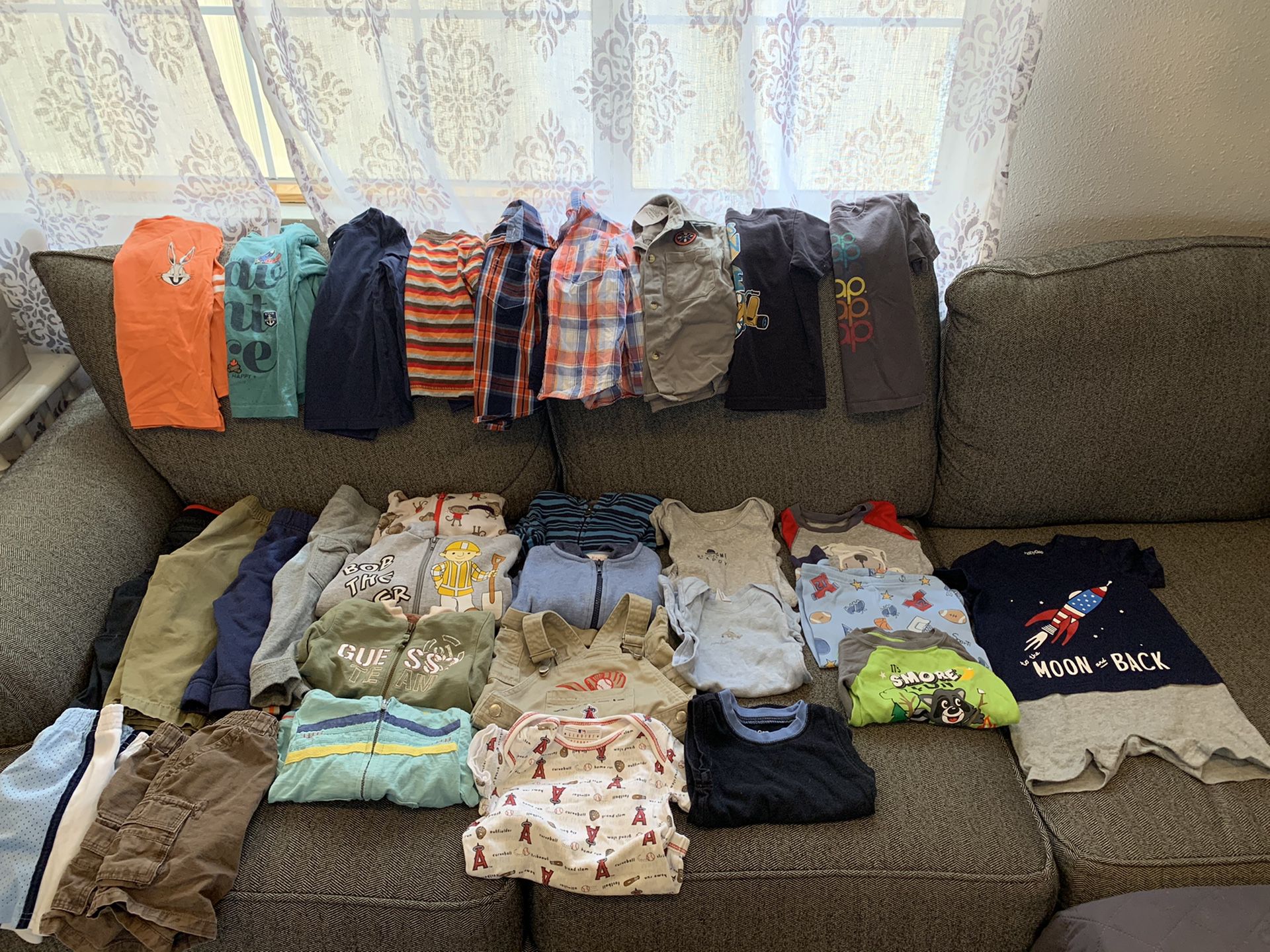 Lot of 30 Clothes for Toddler Baby Boy 18 & 18-24 Months Pants Shorts Shorts