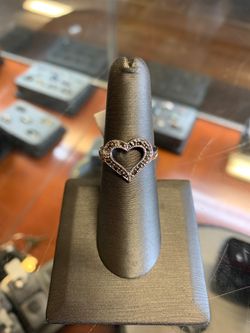 Women’s Sterling Silver Heart Ring