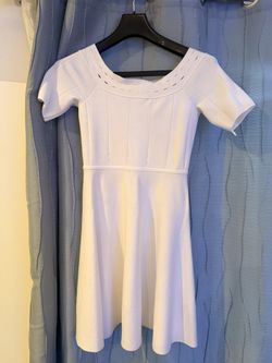 Guess White Short Dress