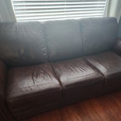 Leather Sofa 