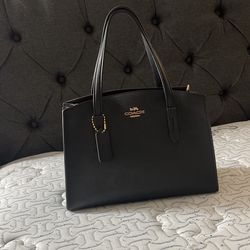 Pebble Leather COACH purse