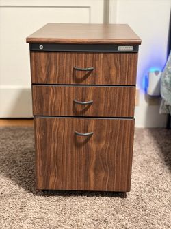 3-Drawer Mobile Pedestal File Cabinet
