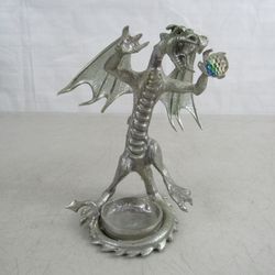 Millennium Dragon By Carolina Pewter Limited Edition #2 of 2000 7"
 Tall