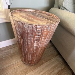 Wood Side Table