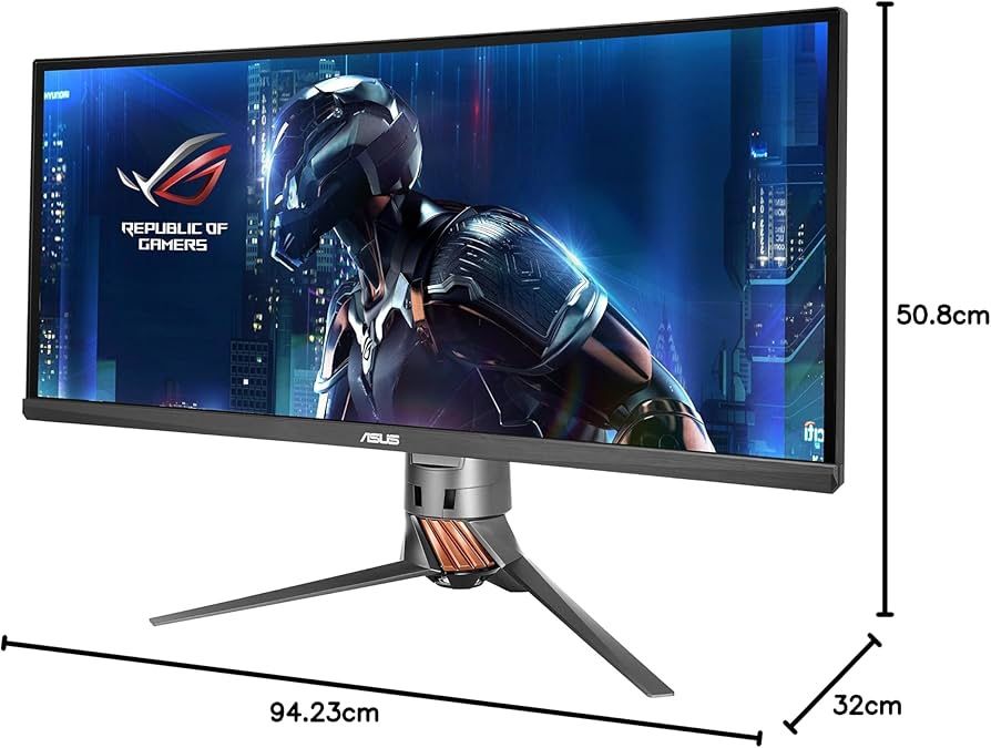 ASUS ROG Swift PG348Q 34” Ultra WQHD 3440 x 1440 100Hz Curved IPS G-Sync Monitor
